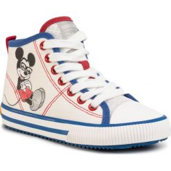 Trampki GEOX - J Alonisso B. H J022CH 00010 C0556 M White/Royal. Białe trampki chłopięce Geox, bez wzorów, z gumy, bez zapięcia. Za 259,00 zł.