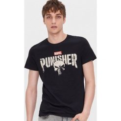 T-shirt Punisher - Czarny. Czarne t-shirty męskie House, s, bez wzorów, bez kołnierzyka. Za 59,99 zł.
