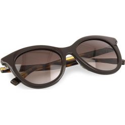 Okulary przeciwsłoneczne damskie: Okulary przeciwsłoneczne BOSS – 0310/S Brown Havana WR9
