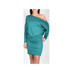 KATIA - XS - 4XL _ dzianinowa sukienka. Pomarańczowe sukienki damskie Collibri, xl, bez wzorów, z dzianiny, bez kołnierzyka, z długim rękawem, długie, dopasowane. Za 159,00 zł.