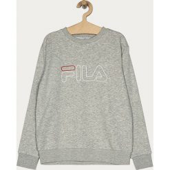 Fila - Bluza dziecięca 134-164 cm. Niebieskie bluzy chłopięce Fila, z nadrukiem, z bawełny, bez rękawów, bez kaptura. Za 149,90 zł.
