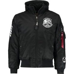 Alpha Industries Kurtka Bomber black. Czarne kurtki damskie Alpha Industries, s, bez wzorów, z nylonu. W wyprzedaży za 545,35 zł.