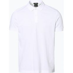 BOSS Athleisure - Męska koszulka polo – Piro, biały. Białe koszulki męskie BOSS Athleisure, xl, bez wzorów, z bawełny, polo, bez rękawów. Za 349,95 zł.