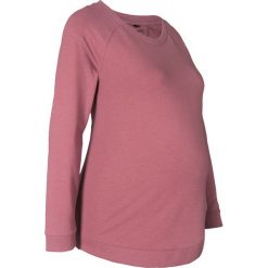 Shirt ciążowy i do karmienia piersią, długi rękaw bonprix jasny jeżynowy. Fioletowe bluzki ciążowe bonprix, bez wzorów, bez kołnierzyka, z długim rękawem. Za 89,99 zł.
