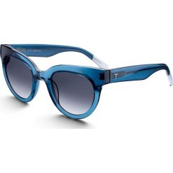 Okulary przeciwsłoneczne damskie: Okulary przeciwsłoneczne „Indigo Olivia” w kolorze niebieskim