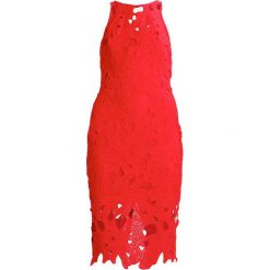Sukienki: Missguided CROCHET MIDI DRESS Sukienka koktajlowa red