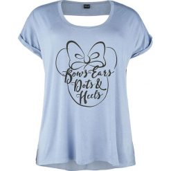 Bluzki damskie: Myszka Miki i Minnie Bows, Ears, Dots & Heels Koszulka damska niebieski