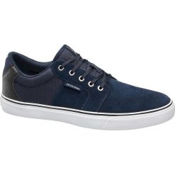 Sneakersy męskie Jack + Jones granatowe. Niebieskie sneakersy męskie Jack & Jones, na sznurówki. Za 199,90 zł.