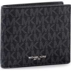 Duży Portfel Męski MICHAEL MICHAEL KORS - Greyson 39F9LGYF3B Black. Czarne portfele męskie MICHAEL Michael Kors, bez wzorów, ze skóry ekologicznej. W wyprzedaży za 339,00 zł.