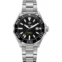 ZEGAREK TAG HEUER AQUARACER WAY201A.BA0927. Szare zegarki męskie TAG HEUER, ze stali. Za 11110,00 zł.