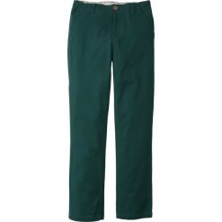 Spodnie chino Slim Fit bonprix głęboki zielony. Zielone spodnie chłopięce marki bonprix. Za 49,99 zł.