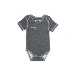 Body Grey Fleck Melange 12-18m. Szare body niemowlęce marki Juddlies, bez wzorów, bez rękawów. Za 38,08 zł.