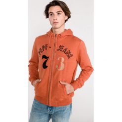 Pepe Jeans Freasy Bluza Pomarańczowy. Pomarańczowe bluzy męskie Pepe Jeans, s, z haftami, z bawełny, bez kołnierzyka, bez rękawów, bez kaptura. Za 352,95 zł.