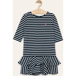 Polo Ralph Lauren - Sukienka dziecięca 128-176 cm. Niebieskie sukienki dziewczęce Polo Ralph Lauren, bez wzorów, z elastanu, casualowe, z długim rękawem, długie, maxi, proste. Za 409,90 zł.