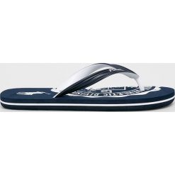 Polo Ralph Lauren - Japonki. Niebieskie kapcie męskie Polo Ralph Lauren, z materiału, bez zapięcia. W wyprzedaży za 139,90 zł.