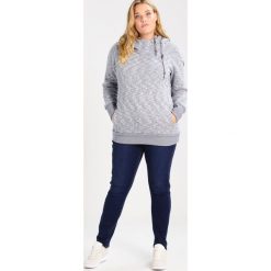 Bluzy rozpinane damskie: Ragwear Plus BEAT Bluza z kapturem indigo melange