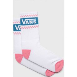 Vans - Skarpetki. Białe skarpetki damskie marki Vans, z elastanu. Za 39,90 zł.
