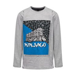 T-shirty chłopięce z długim rękawem: Koszulka „M-72168” w kolorze szarym