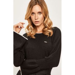Liu Jo - Sweter. Czarne swetry damskie Liu Jo, s, bez wzorów, z bawełny, bez rękawów, bez kaptura. W wyprzedaży za 319,90 zł.