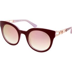 Okulary przeciwsłoneczne "GU7537-S" w kolorze bordowym. Czerwone okulary przeciwsłoneczne damskie marki Hugo Boss, Valentino, Guess. W wyprzedaży za 169,95 zł.