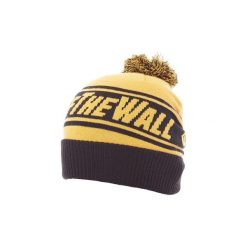 Czapki damskie: Czapki Vans GORRO OFF THE WALL POM POM BEANIE AMARILLO Y NEGRO