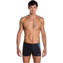 Speedo Kąpielówki Placement Aquashort Black/Lava Red/Light Adriatic 32. Czarne spodenki sportowe męskie marki Speedo, sportowe. W wyprzedaży za 129,00 zł.