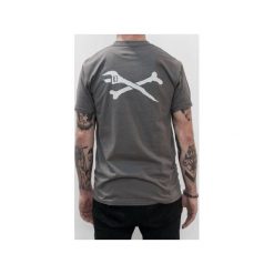 Trud: Machinery Charcoal. Szare t-shirty męskie Mszz, s, bez wzorów, z bawełny, bez kołnierzyka. Za 49,00 zł.