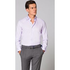 Koszula Fioletowa Lavanda. Fioletowe koszule męskie LANCERTO, m, z bawełny, eleganckie. W wyprzedaży za 199,90 zł.