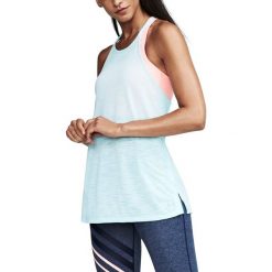 Topy sportowe damskie: Under Armour Koszulka damska Threadborne Fashion Tank niebieska r. S (1300283 942)