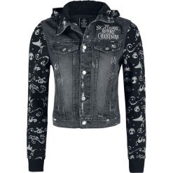 Miasteczko Halloween Jack Kurtka jeansowa damska czarny. Czarne kurtki damskie marki Miasteczko Halloween, xl, w paski, z jeansu, krótkie, z kapturem. Za 224,90 zł.