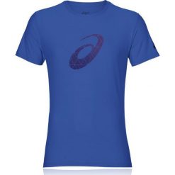 Asics Koszulka męska Graphic SS Top Directoire Blue r. XL. Niebieskie koszulki sportowe męskie marki Asics, m. Za 90,99 zł.