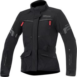 Kurtka tekstylia ALPINESTARS STELLA VALPARAISO 2 kolor czarny, rozmiar XL. Czarne kurtki damskie Alpinestars, xl, bez wzorów, z materiału, bez kaptura. W wyprzedaży za 1049,01 zł.