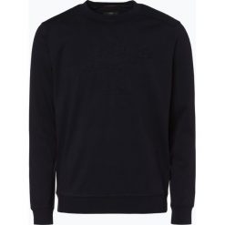 Fynch Hatton - Męska bluza nierozpinana, niebieski. Niebieskie bluzy męskie Fynch-Hatton, m, bez wzorów, bez kołnierzyka, bez rękawów, bez kaptura. Za 349,95 zł.