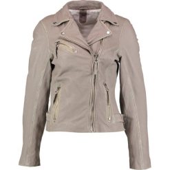 Gipsy PERFECTO Kurtka skórzana elephant. Szare kurtki damskie marki Gipsy, m, z materiału. W wyprzedaży za 587,30 zł.
