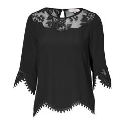 Cream Bluzka Kalanie czarny female czarny 44. Czarne bluzki damskie Cream, s, z aplikacjami, z tkaniny, bez kołnierzyka, bez rękawów. W wyprzedaży za 235,00 zł.