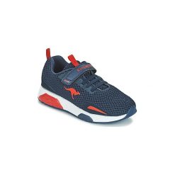 Buty Dziecko Kangaroos KADEE MESH EV II. Niebieskie trampki chłopięce KangaROOS, bez wzorów, z meshu, bez zapięcia. Za 107,40 zł.