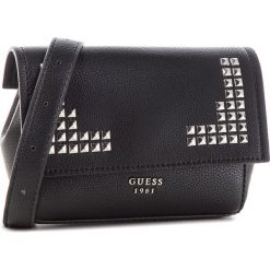 Saszetka nerka GUESS - HWVY70 98800 BLA. Czarne saszetki damskie marki Guess, z aplikacjami, ze skóry ekologicznej. W wyprzedaży za 269,00 zł.