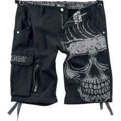 Volbeat EMP Signature Collection Krótkie spodenki czarny. Czarne spodenki i szorty męskie marki Volbeat, xl, w paski, krótkie. Za 264,90 zł.