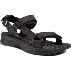 Sandały ELBRUS - Wideres Black/Black. Czarne sandały męskie ELBRUS, ze skóry ekologicznej, bez zapięcia. Za 249,00 zł.