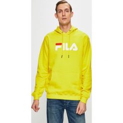 Fila - Bluza. Szare bluzy męskie Fila, s, z nadrukiem, z bawełny, z kapturem. Za 279,90 zł.