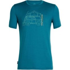 Icebreaker Koszulka Męska Mens Tech Lite Ss Crewe Surfspot Camper Poseidon Xl. Szare koszulki turystyczne męskie marki Icebreaker, xl, z wełny, z krótkim rękawem. Za 285,00 zł.