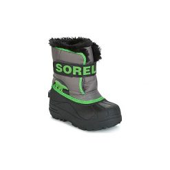 Śniegowce Dziecko Sorel CHILDRENS SNOW COMMANDER. Szare buty chłopięce zimowe marki Sorel. Za 184,00 zł.