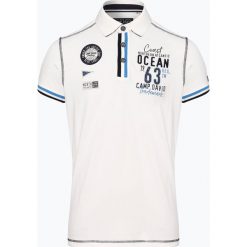 Camp David - Męska koszulka polo, czarny. Czarne koszulki polo Camp David, m, z aplikacjami. Za 279,95 zł.