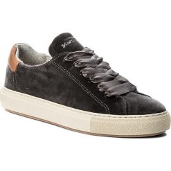 Półbuty MARC O'POLO - 707 14053501 603 Dark Grey 930. Szare półbuty damskie skórzane marki Marc O'Polo, na płaskiej podeszwie. W wyprzedaży za 319,00 zł.