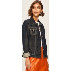 Tommy Jeans - Kurtka jeansowa. Niebieskie kurtki damskie Tommy Jeans, s, bez wzorów, z bawełny, krótkie. Za 539,90 zł.