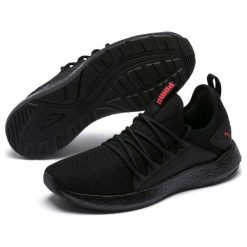 Puma Nrgy Neko Black Black 43. Czarne buty sportowe męskie Puma, bez zapięcia, do biegania. Za 317,22 zł.
