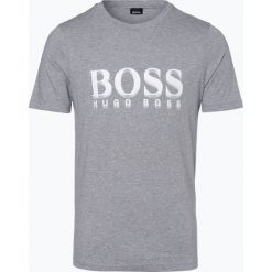 BOSS Casual - T-shirt męski – TLax 1, szary. Szare t-shirty męskie marki BOSS Casual, s, z napisami. Za 199,95 zł.