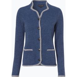 Franco Callegari - Kardigan damski, niebieski. Niebieskie swetry damskie marki Franco Callegari, m, bez wzorów, z wełny, eleganckie, bez rękawów, bez kaptura. Za 179,95 zł.
