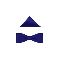 Kobaltowa mucha z granatowym tyłem B38. Niebieskie muszki męskie Modini Moda Męska, na co dzień, bez wzorów, z tkaniny, eleganckie. Za 45,00 zł.