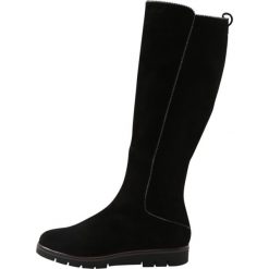 Buty zimowe damskie: Maripé Kozaki camoscio nero/glitter fumo